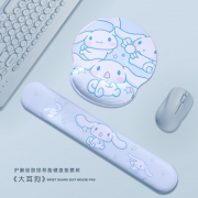 玉桂狗创意卡通鼠标垫护腕硅胶键盘手托可爱大耳狗女生办公加厚手腕垫萌物手枕动漫高颜值个性掌托预防鼠标手